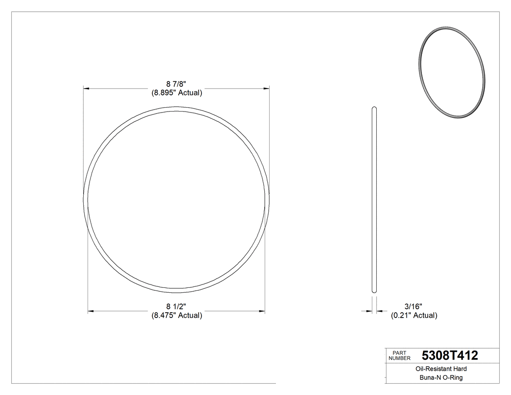 Technical drawing - 5308T412